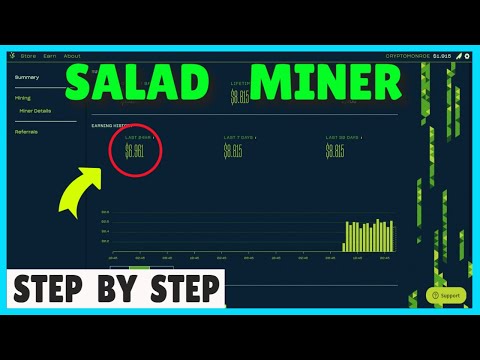 Salad Miner - Start Making Money Online In Minutes!