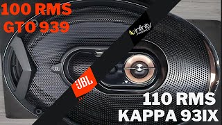 JBL | GTO 939 VS INFINITY | KAPPA 93IX | 6x9 Oval Speakers