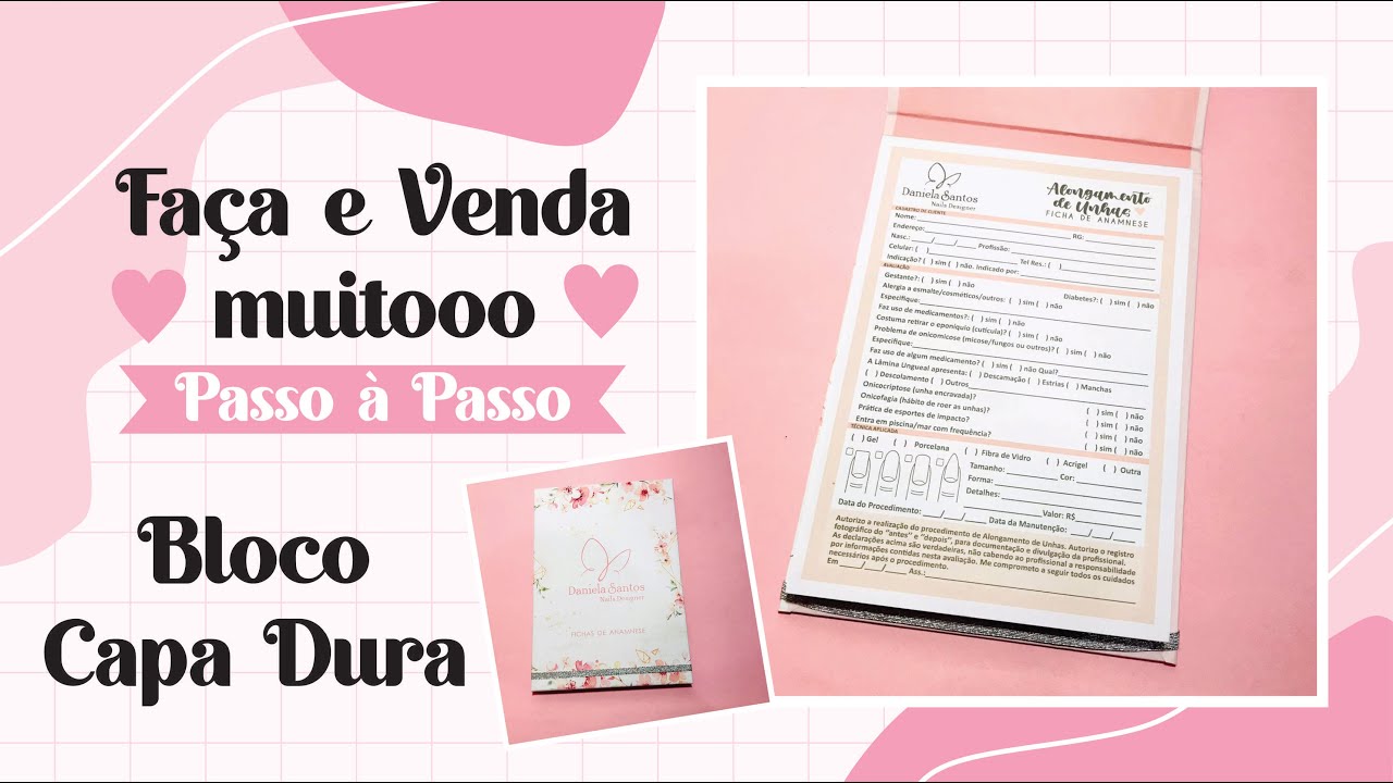Faça e Venda BLOCO CAPA DURA