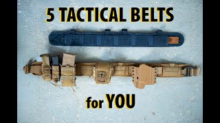 5 Tactical Belts for YOU-HSGI