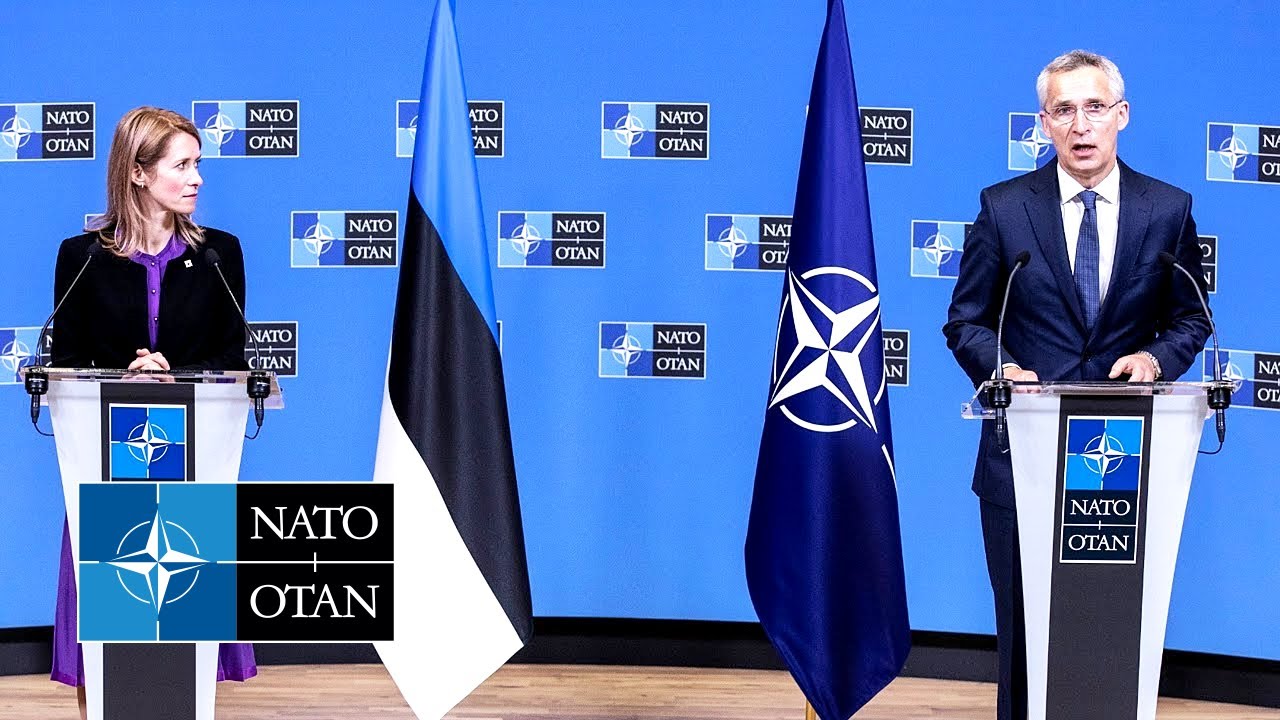 NATO Secretary General with the Prime Minister of Estonia 🇪🇪 Kaja ...