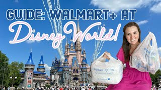Ordering Groceries at Disney World | How to Get Groceries at Disney World | Walmart+ at Disney
