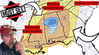 GET READY NORTH GEORGIA! - Powerful Storms Expect Saturday Night, Tornadoes Possible!