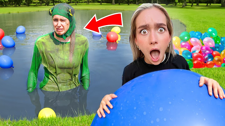 VERLIEZER SPRINGT IN DE SLOOT😱🐸 *WATERBALLONNEN GEVECHT*