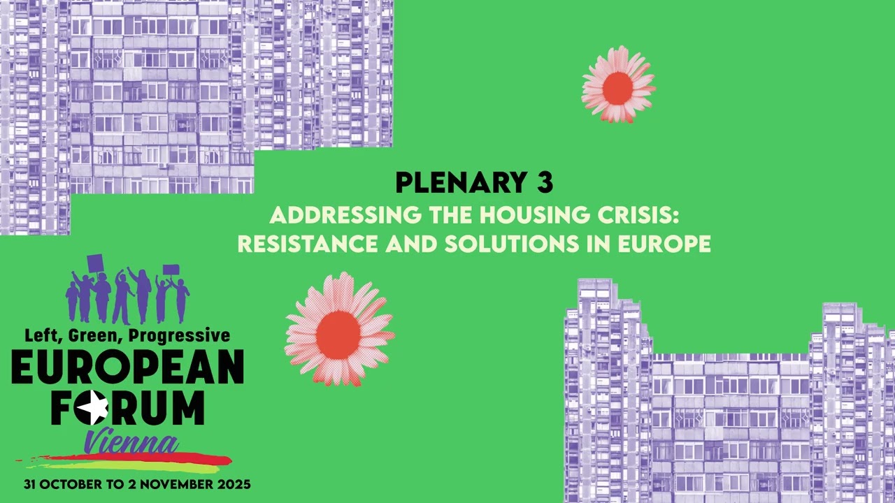 PLENARY 3 Addressing the housing crisis  resistance and solutions in Europe ORIGINAL