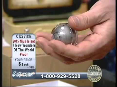 First ever Silver Globe Coin on Art and Coin TV