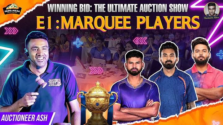 Project Pant, Killer KL, Shreyas Surge: BIDDING MADNESS | E1: Marquee | Winning Bid - IPL Auction