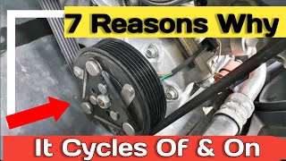 Car Ac Compressor Continues To Cycle Of And On Solved