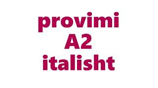 Provimi A2 ne italisht,provoni veten e kaloni dot ? doriana zisi screenshot 2