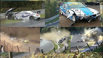 Nürburgring CRASH & FAIL COMPILATION 2013 - 2018 Best of Racing Crashes Mistakes Fails