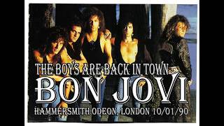 Bon Jovi - The Boys Are Back In Town ( Live in London'90)