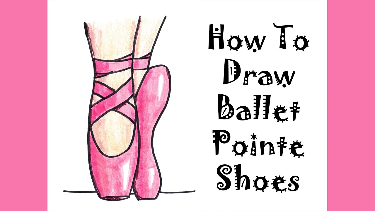 How To Draw A Ballerina Shoe Easy - img-primrose