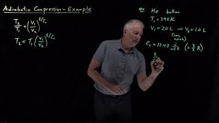 Adiabatic Compression (Example)