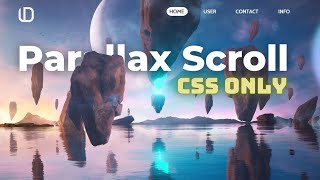 Background 3D effect Parallax Scrolling using HTML CSS only