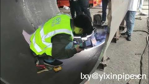 internal magnetic pipe welding machine with high efficiency