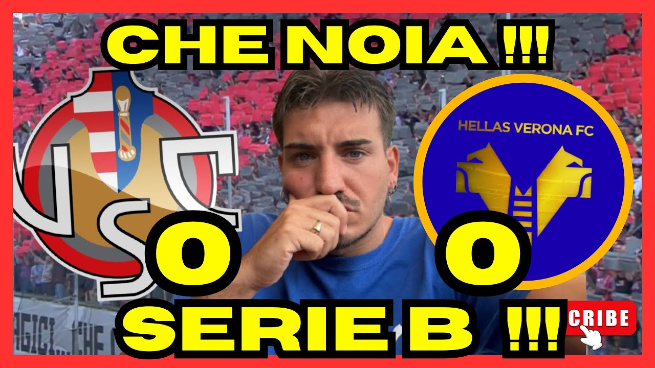 🚨CHE NOIA 😴 POCO RISCHIO ⚠️ UN PUNTO A TESTA E VERONA SEMPRE PIÙ IN B‼️