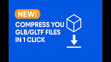 Compress GLB & GLTF Files Instantly — 3D Model Optimizer for Web, AR & E-commerce