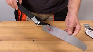Как сменить полотно | Универсальная японская складная ручная ножовка | Пила Kataba Saw VⅢ 265 ZETSAW