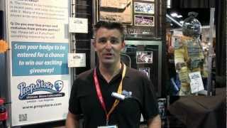 Comic Con 2012 Propstore Stephen Lane Interview
Stephen Lane from entertainment memorabilia company, Propstore, takes a few moments with Movie Prop Collectors to talk about their presence at this years Comic Con. Comic Con 2012 Propstore Stephen Lane Interview
