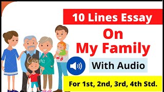 My Family Essay In English |  My Family 10 Lines In English | My Family Essay For Class 1,2,3,4