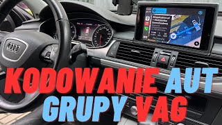 Doposażenie - kodowanie Audi i innych aut VAG - Warszawa (np. Android Auto i CarPlay w Audi A6 C7)