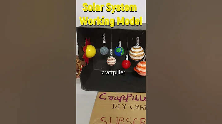solar system working model with lights and box type - shorts - craftpiller