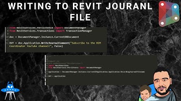 Writing to a Revit Journal File with Dynamo and Python