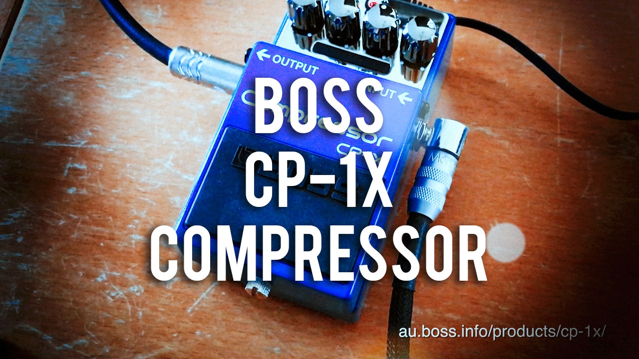 Boss CP-1X Compressor - YouTube