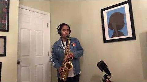 Ribbon in the Sky Saxophone cover