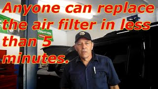 How to change the air filter on a 2012 Honda Pilot