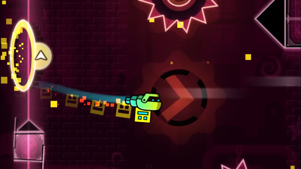 Rebound geometry dash By Gepsoni4 - YouTube