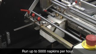 Napkins on the NSF Foil Press - THERM-O-TYPE Corp.