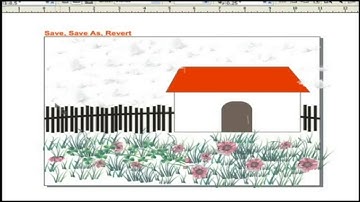 Save, Save as, Revert || Getting Started With CorelDraw X3 || Learning CorelDraw X3 in English