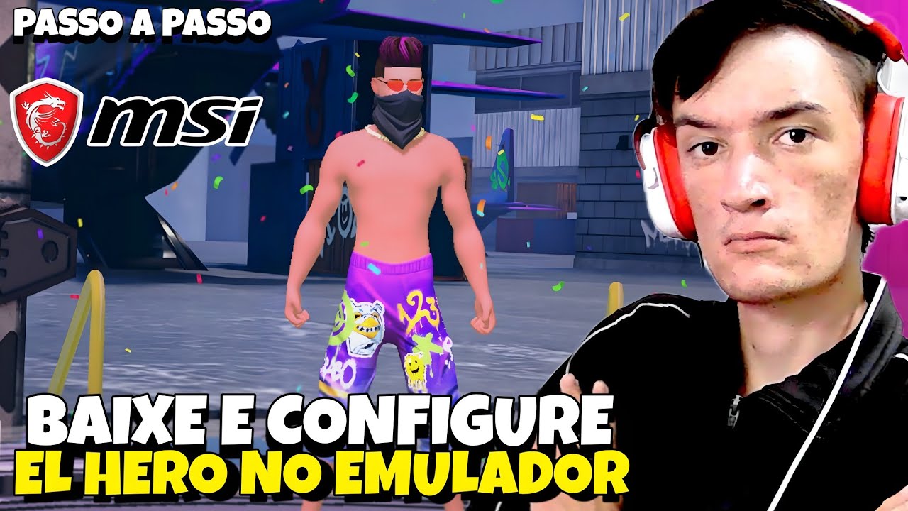 COMO BAIXAR E CONFIGURAR EL HERO NO EMULADOR passo a passo tutorial completo 