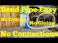 Easy How to Bend PVC Pipe: No Cutting No Connection No Glue