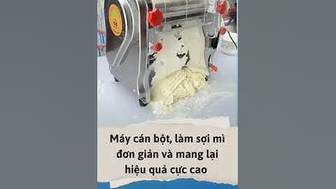 Máy cán bột và cắt  mì sợi đẹp mắt, chất lượng cao #dienmaybigstar #thietbibep #maycanbot