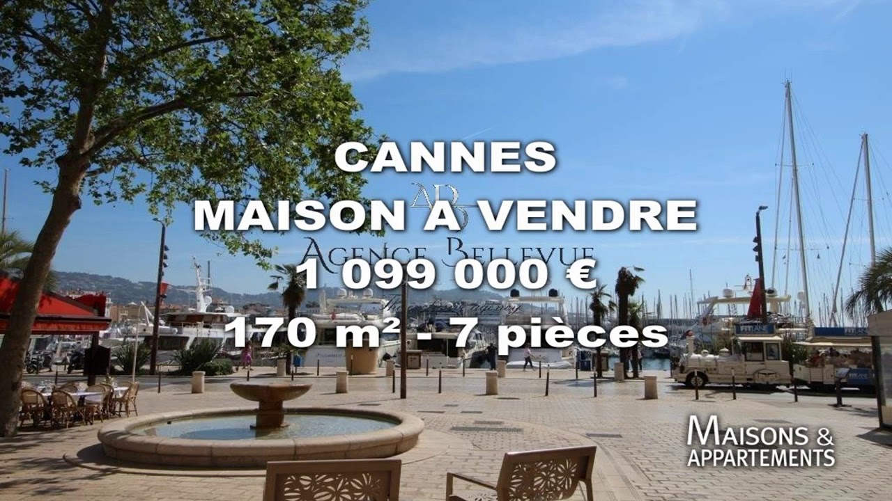 CANNES - MAISON A VENDRE - 1 099 000 € - 170 m² - 7 pièces video phone beyonce mp3