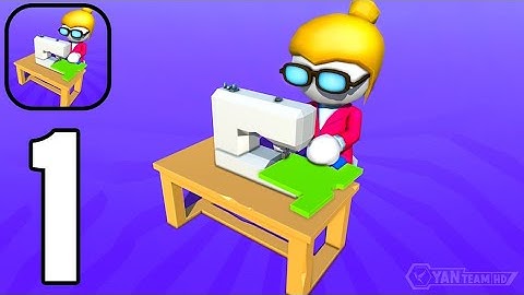 Fashion Factory - Gameplay Walkthrough Part 1 Clothing Production (Android,iOS)