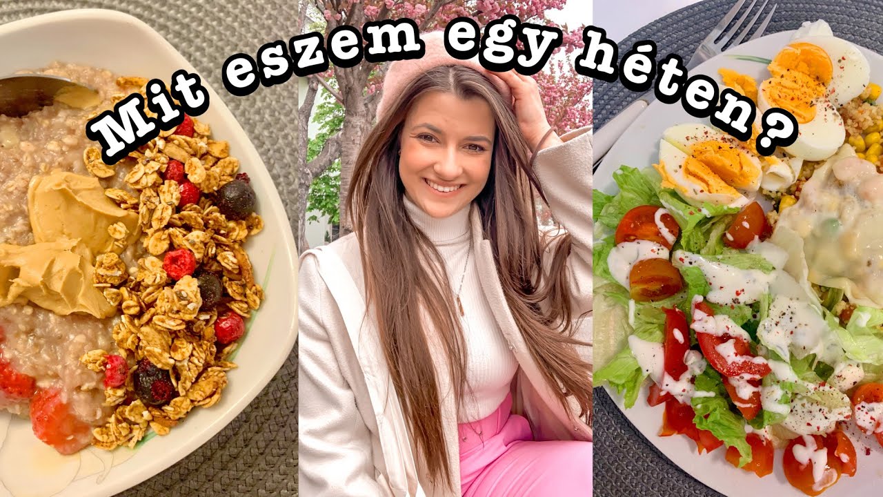 Mit Eszem Egy Héten?🍎🍕🥪  | Fónagy Kitti