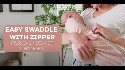 Easy Swaddle with Zipper by Comfy Cubs
