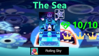 Rolling Sky Level 50 - The Sea - 100% Completed - Perfect Way
