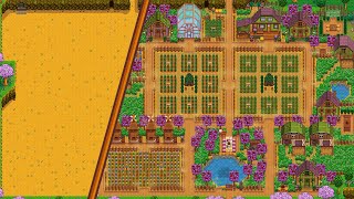 Stardew Valley Standard Farm Speed Build (Floral Spring Theme) 🌷🍰👒 screenshot 5