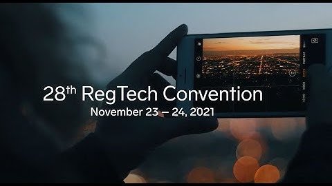 Event trailer of the 28th RegTech Convention