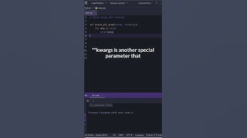 Using *args and **kwargs  #python