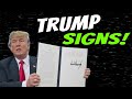 Trump Signs! Second Stimulus Check Update & Stimulus Package Update