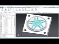 Обработка детали пресс-формы в Siemens NX