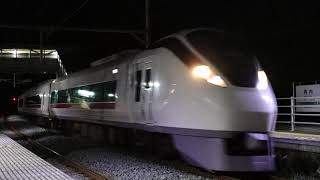 E657系試運転(回送)桃内駅通過