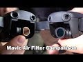 Mavic Air Filter Comparison - PolarPro vs. Freewell Gear