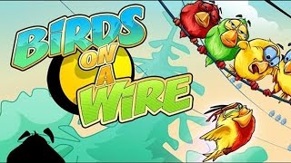 Birds On A Wire Android / iOS GamePlay - Trailer HD | Птички на проводе - Андроид игра screenshot 1