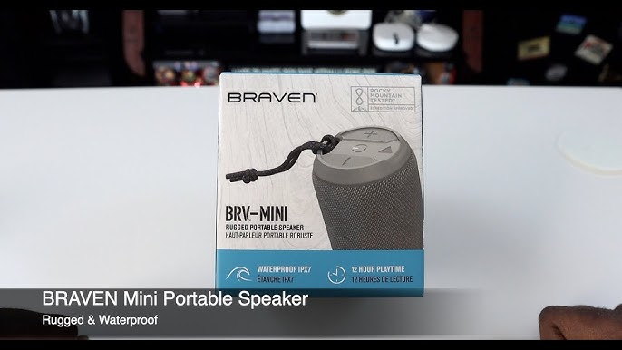 Braven STRYDE 360 Waterproof Bluetooth Speaker - Black